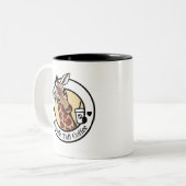 Tasse 2 Couleurs Café KiniArt Giraffe (Devant gauche)