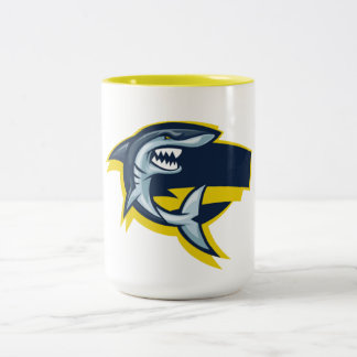 Tasse 2 Couleurs Café Mascotte de requin fierce