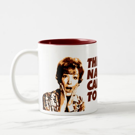 Tasse 2 Couleurs "Café méchant" - KoffeeKat (Gauche)