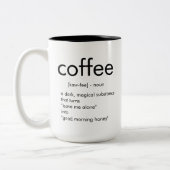 Tasse 2 Couleurs café - nom - (Gauche)