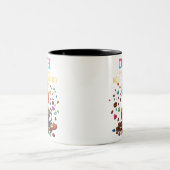 Tasse 2 Couleurs Café : Parce que Adulter est difficile - Drôle Deu (Centre)