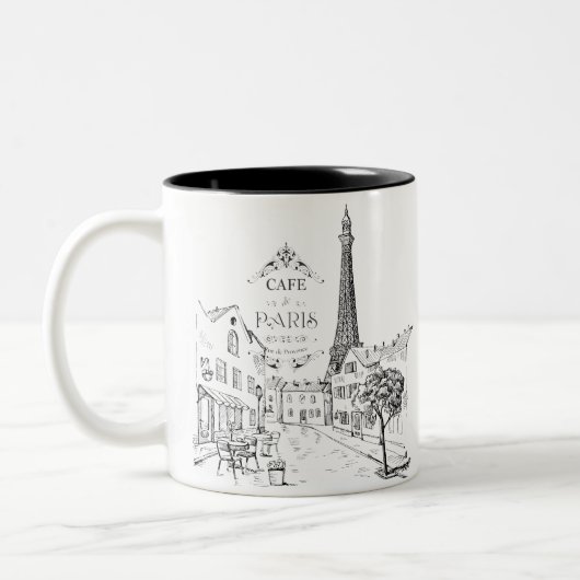 Tasse 2 Couleurs Café Paris (Gauche)