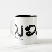 Tasse 2 Couleurs café pour le D.J. (Devant gauche)