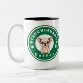 Tasse 2 Couleurs Café StarChihuahua (Gauche)