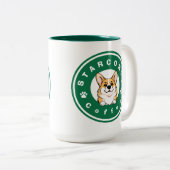 Tasse 2 Couleurs Café StarCorgi (Devant droit)
