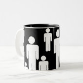 Tasse 2 Couleurs café viril (Devant gauche)