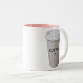 Tasse 2 Couleurs café, vodka, CAFÉ ? , VODKA ! ! ! (Devant droit)