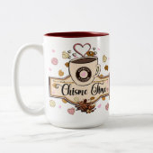 Tasse 2 Couleurs Cafecito et Chisme style mexicain (Gauche)