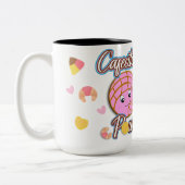 Tasse 2 Couleurs Cafecito y chisme Cute drôle Mexicaine (Gauche)