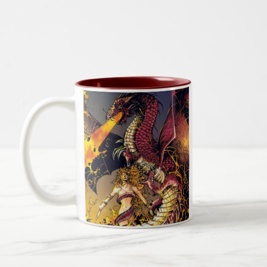 Tasse 2 Couleurs Cafetière Legendlore V1 (Gauche)