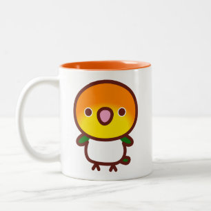 Tasse 2 Couleurs Caïque à ventre blanc