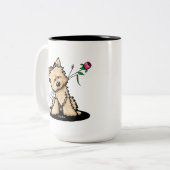 Tasse 2 Couleurs Cairn Terrier (Devant gauche)