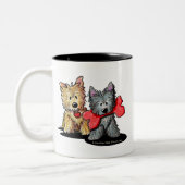 Tasse 2 Couleurs Cairn Terrier Duo (Gauche)