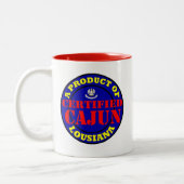 TASSE 2 COULEURS CAJUN CERTIFIÉ (Gauche)