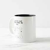 Tasse 2 Couleurs Calculus & Coffee Lover| Math Teacher Daily Ritual (Devant gauche)