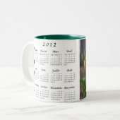 Tasse 2 Couleurs Calendrier 2012 français (Devant gauche)