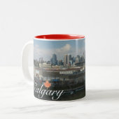 Tasse 2 Couleurs Calgary Alberta (Devant gauche)