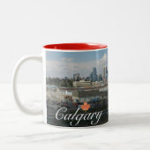 Tasse 2 Couleurs Calgary Alberta (Gauche)