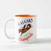 Tasse 2 Couleurs Calgary Yeehaw Stampede (Gauche)