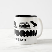 Tasse 2 Couleurs California (Devant droit)