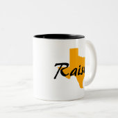 Tasse 2 Couleurs California Born, Texas (Devant droit)