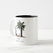 Tasse 2 Couleurs California Cali, élément chimique (Devant gauche)