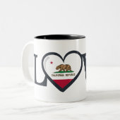 Tasse 2 Couleurs California Love (Devant gauche)