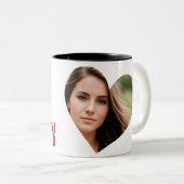 Tasse 2 Couleurs Câlins et baisers (Devant droit)
