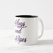 Tasse 2 Couleurs Câlins et bisous (Devant droit)
