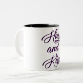Tasse 2 Couleurs Câlins et bisous (Devant gauche)