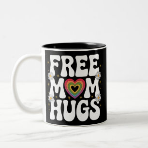 Tasse 2 Couleurs Câlins gratuits de maman Transgenre Lesbienne Gay