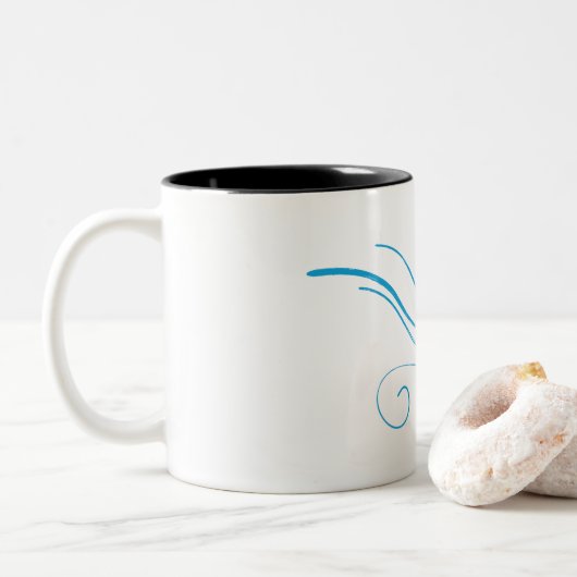 Tasse 2 Couleurs Calligraphie perse (RUMI) (Avec donut)