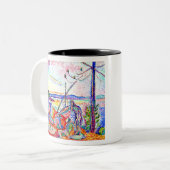 Tasse 2 Couleurs Calme et plaisir de luxe de Matisse (Devant gauche)