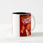 Tasse 2 Couleurs Camarade Trump - Affiche soviétique (Devant droit)