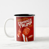 Tasse 2 Couleurs Camarade Trump - Affiche soviétique (Gauche)