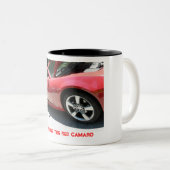 Tasse 2 Couleurs Camaro rouge (Devant droit)