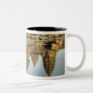 Tasse 2 Couleurs Cambodge, Angkor Wat. Reflet du temple