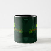 Tasse 2 Couleurs Caméléon mignon vert (Centre)