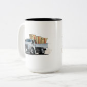 Tasse 2 Couleurs Camion de dessin (Devant gauche)