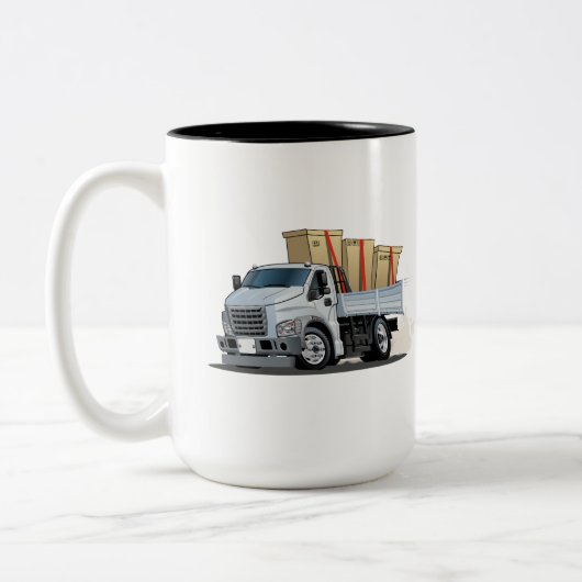 Tasse 2 Couleurs Camion de dessin (Gauche)