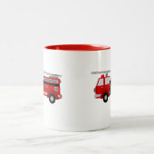 Tasse 2 Couleurs Camion d'incendie (Centre)