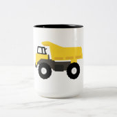 Tasse 2 Couleurs Camions de construction de camions de pompage (Centre)
