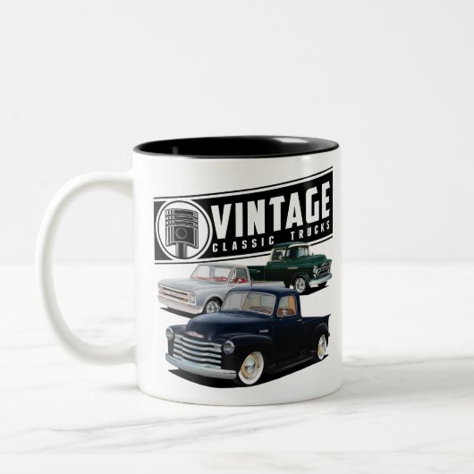Tasse 2 Couleurs Camions Vintages (Gauche)