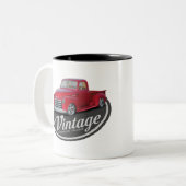 Tasse 2 Couleurs Camions vintages américains (Devant gauche)