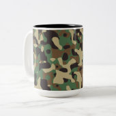 Tasse 2 Couleurs Camo forêt (Devant gauche)