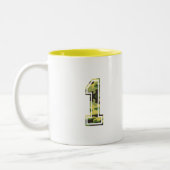 Tasse 2 Couleurs Camo vert et jaune de #1 (Gauche)