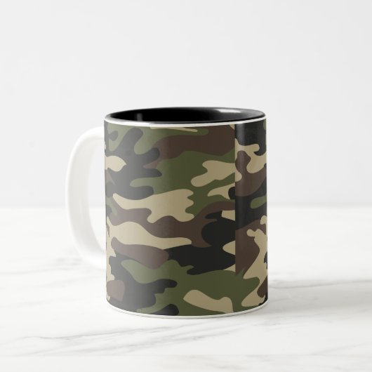 Tasse 2 Couleurs Camouflage (Devant gauche)
