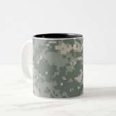 Tasse 2 Couleurs Camouflage d'ACU d'armée (Devant gauche)