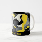 Tasse 2 Couleurs Camouflage gris-jaune (Devant droit)