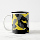 Tasse 2 Couleurs Camouflage gris-jaune (Gauche)